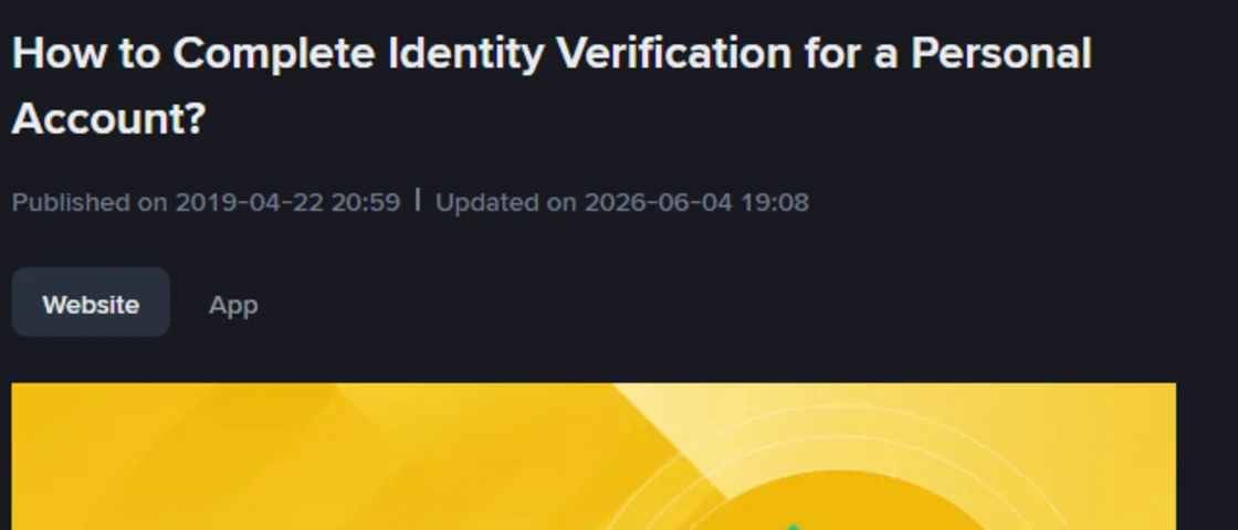 Binance KYC မအောင်မြင်ရင် ဘာလုပ်ရမလဲ? ID ဓာတ်ပုံ၊ Liveness Check နှင့် နေရပ်လိပ်စာ အထောက်အထား စစ်ဆေးရန်စာရင်း